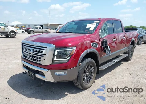 2021 Nissan Titan Xd Platinum Reserve 4X4 из США, поврежденный, VIN 1N6AA1FBXMN516906